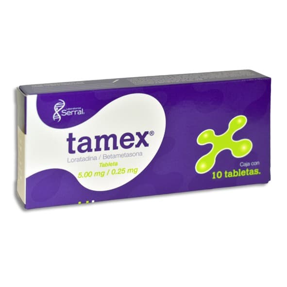 Tamex C/10 Tabs. 5.00/0.25 Mg.