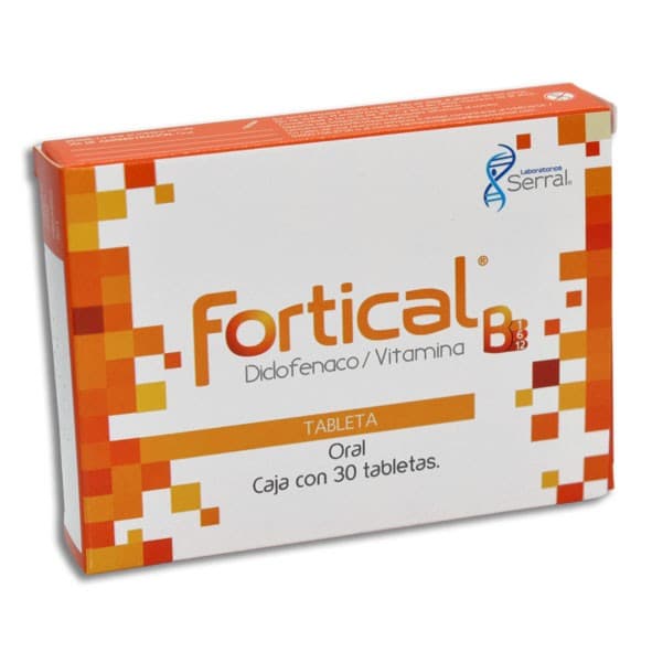 Fortical C/30 Tabs. 50/50/50/0.25 Mg.