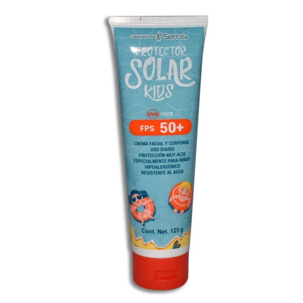 Protector Solar Kids (serral) Fps 50+uva/uvb Crema Tubo C/125 G.