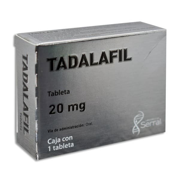Tadalafil (serral) C/1 Tab. 20 Mg.