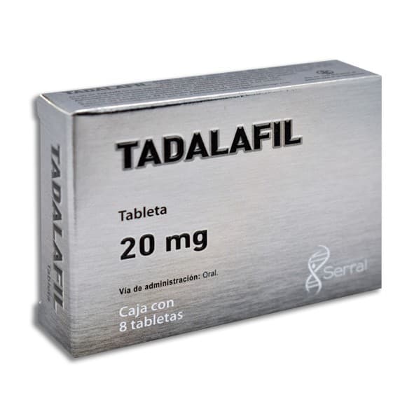 Tadalafil (serral) C/8 Tab. 20 Mg.