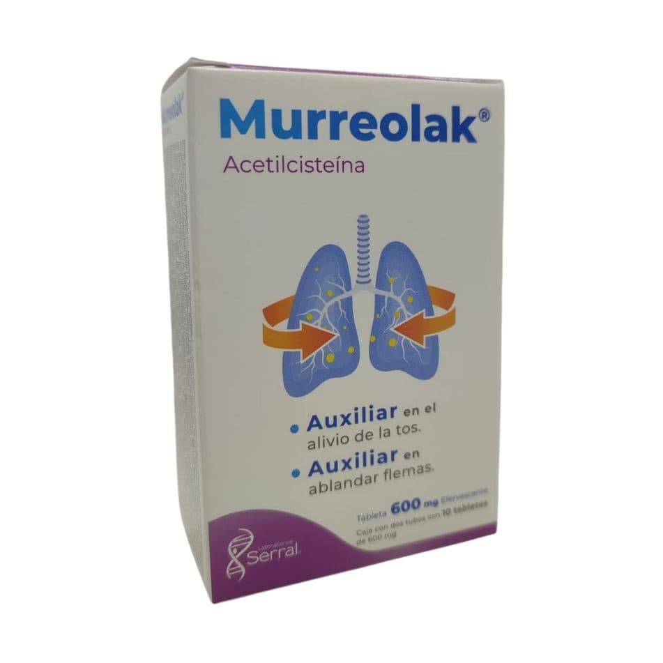 Murreolak C/2 Tubos C/10 Tabs. Efervescentes 600 Mg.