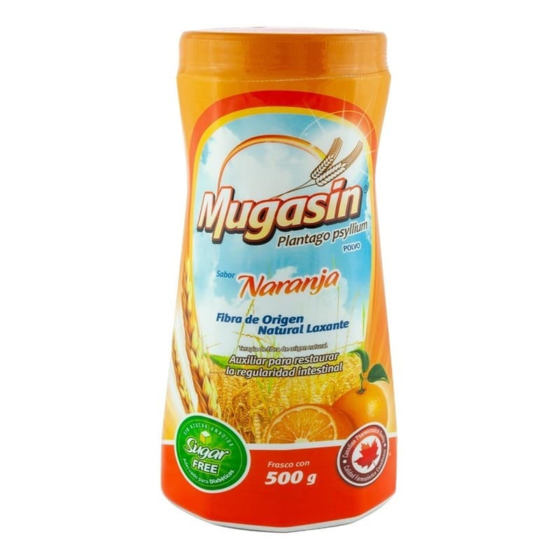 Mugasin Polvo Sab. Naranja (sin Ázucar) Fco. C/500 G. 49.7 G/100 G.