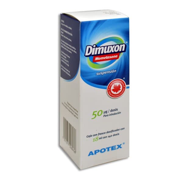 Dimuxon Susp. P/inhalación Nasal Fco. 18 Ml. C/140 Dosis 50 Mcg.