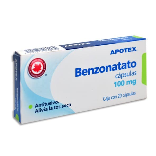 Benzonatato (apotex) C/20 Caps. 100 Mg.