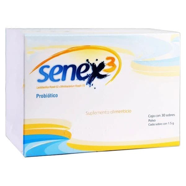 Senex 3 Probiótico Polvo C/30 Sobs. 1.5 G.