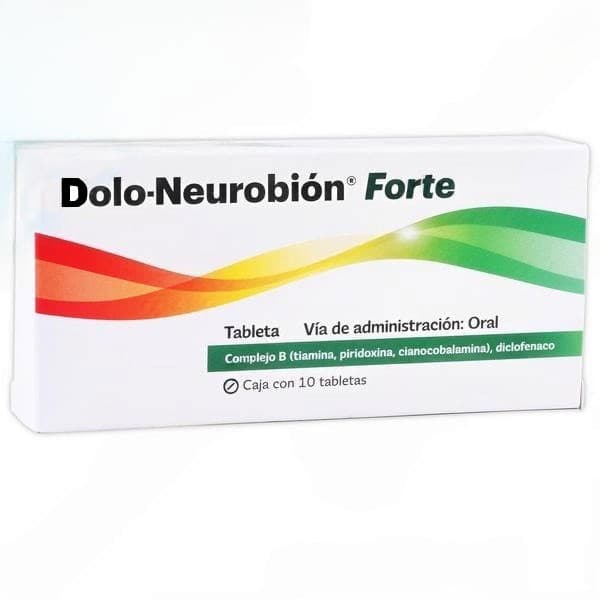 Dolo-neurobión Forte C/10 Tabs. 50/50/50/1 Mg.