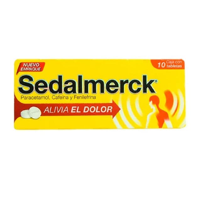Sedalmerck C/10 Tabs. 500/50/5 Mg.