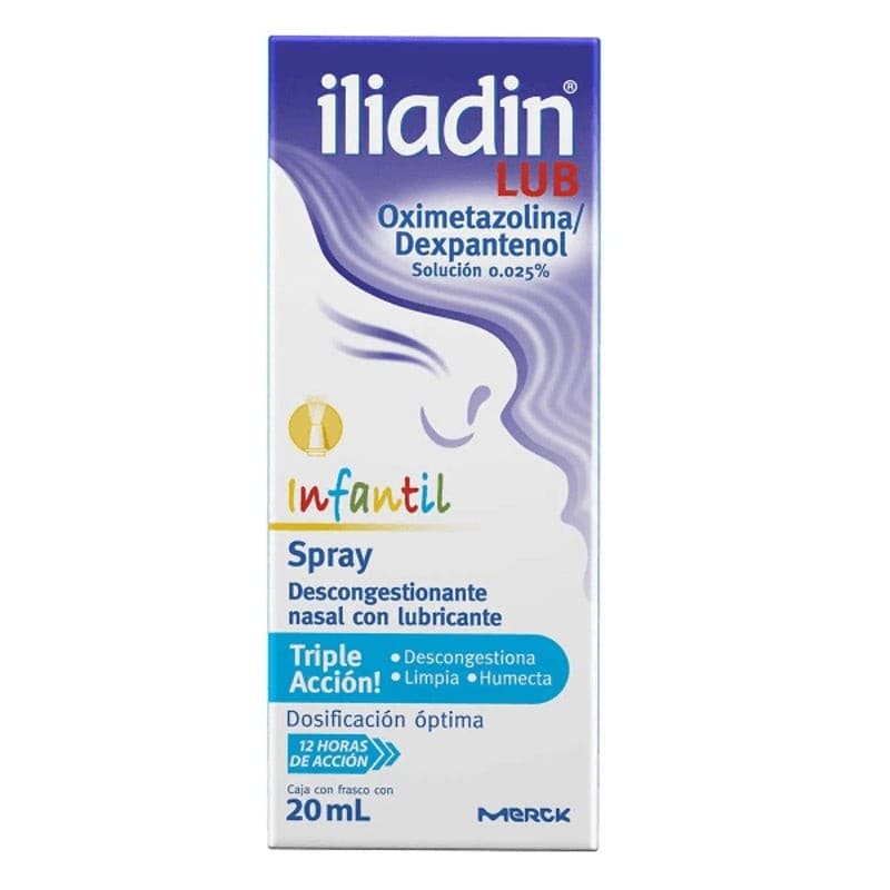 Iliadin Lub Sol. Nasal 0.025% Infantil Fco. Atomizador 20 Ml.