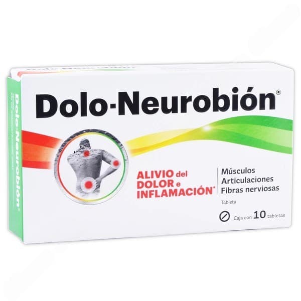 Dolo-neurobión "músculos" C/10 Tabs. 50/50/50/0.25 Mg.