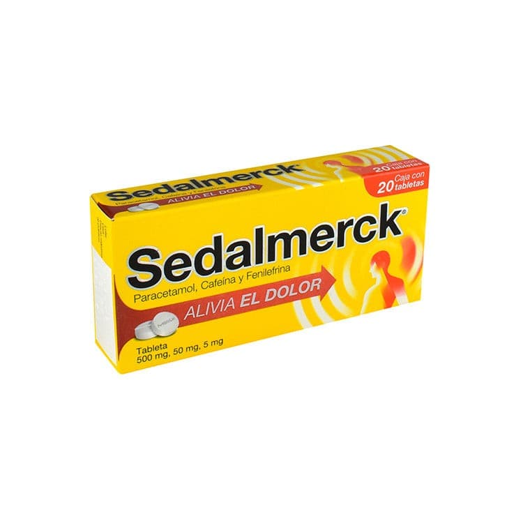 Sedalmerck C/20 Tabs. 500/50/5 Mg.