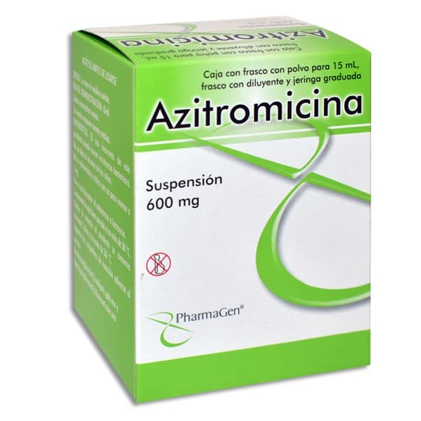 Azitromicina (pharmagen) Susp. 600 Mg/15 Ml.