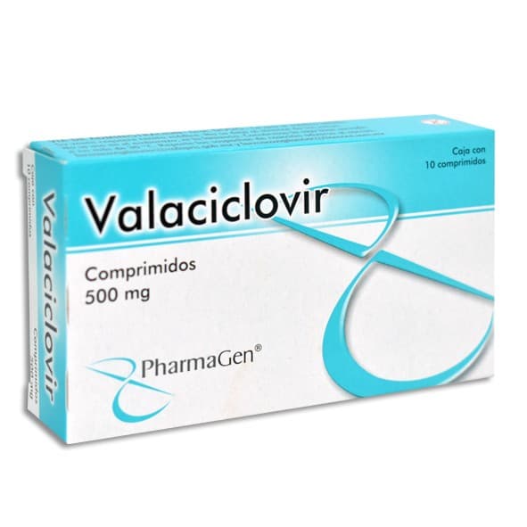 Valaciclovir (pharmagen) C/10 Comps. 500 Mg.