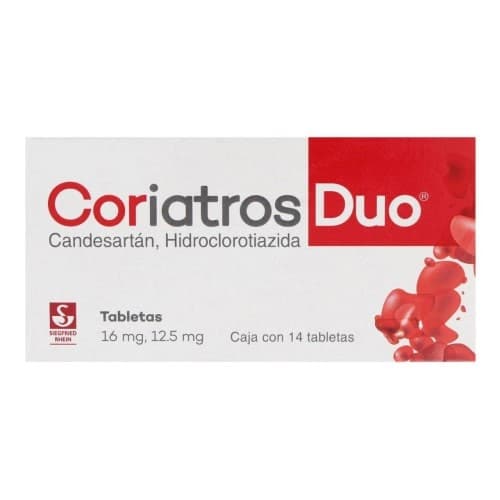 Coriatros Duo C/14 Tabs. 16/12.5 Mg.