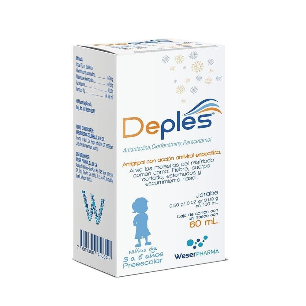 Deples Jarabe Fco. 60 Ml. 0.50-0.02-3.00 G/100 Ml.