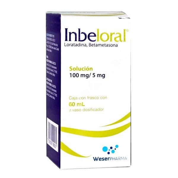 Inbeloral Sol. Fco 60 Ml. 100-5 Mg/100 Ml.