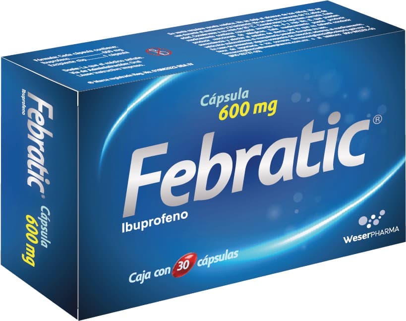Febratic C/30 Caps. 600 Mg.