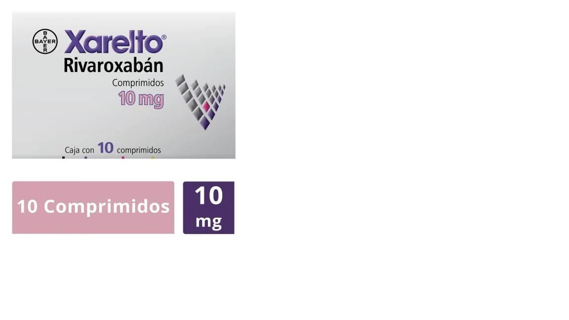 Xarelto C/ 10 Tabs. 10 Mg.