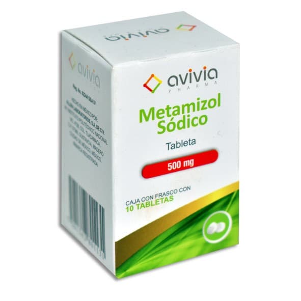 Metamizol Sódico (avivia) C/10 Tabs. 500 Mg.