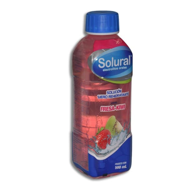 Solural Suero Rehidratante Sabor Fresa-kiwi 500 Ml.