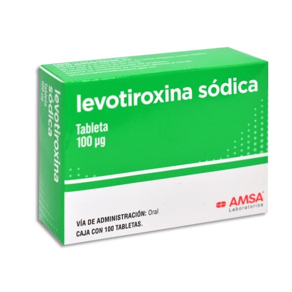 Levotiroxina Sódica (amsa) C/100 Tabs. 100 Mcg.