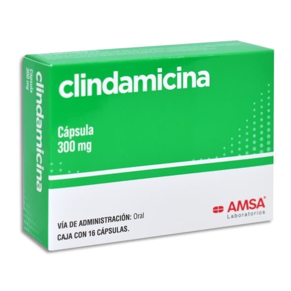 Clindamicina (amsa) C/16 Caps 300 Mg.