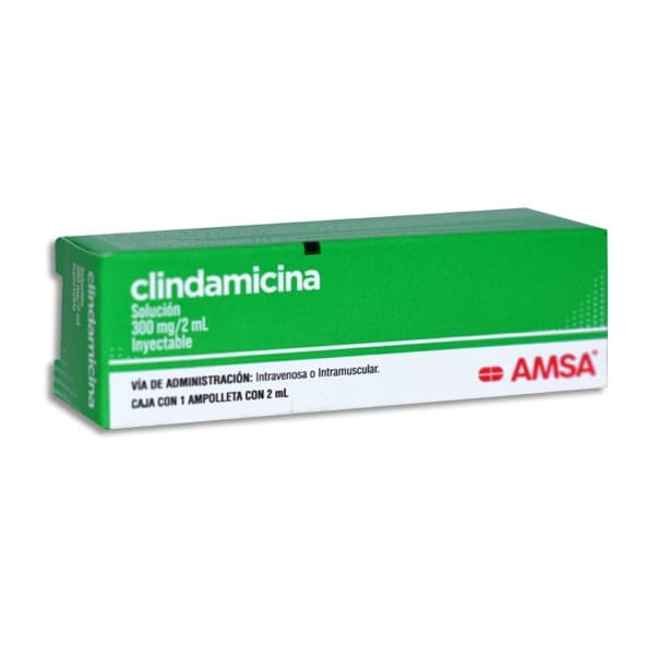 Clindamicina (amsa) Sol. Iny. C/1 Ampta. 300 Mg/2 Ml.