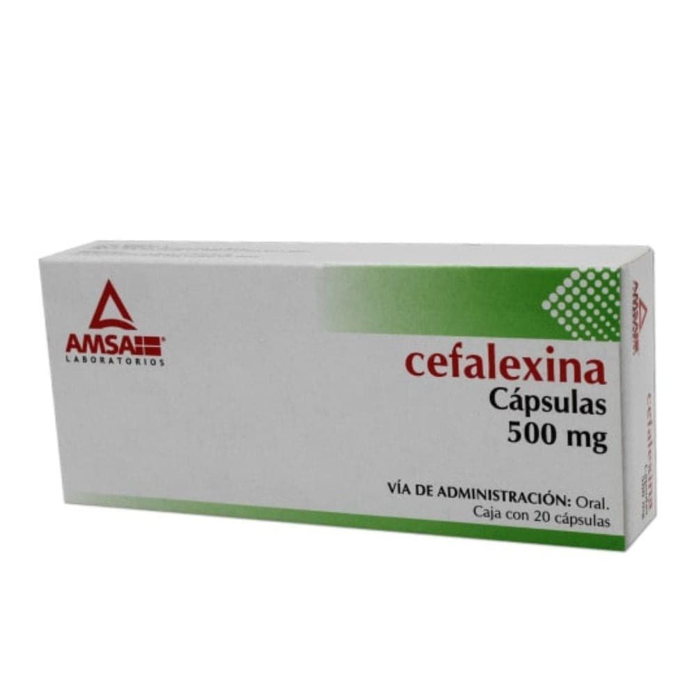 Cefalexina (amsa) C/20 Caps. 500 Mg.