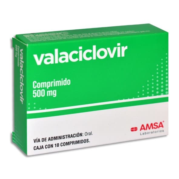 Valaciclovir (amsa) C/10 Comps. 500 Mg.