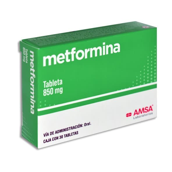 Metformina (amsa) C/30 Tabs. 850 Mg.