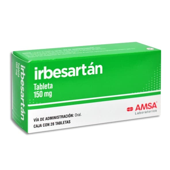 Irbesartán (amsa) C/28 Tabs. 150 Mg.