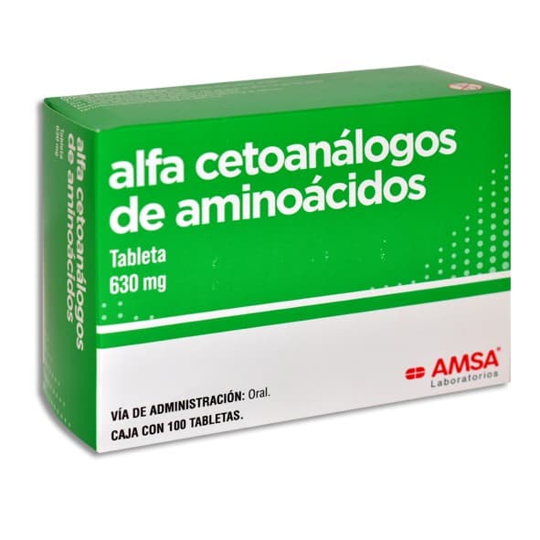 Alfa Cetoanálogos de Aminoácidos (amsa) C/100 Tabs. 630 Mg.