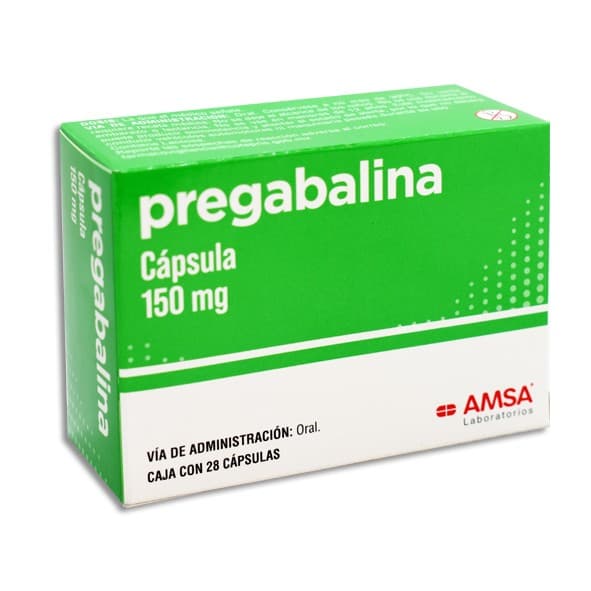 Pregabalina (amsa) C/28 Caps. 150 Mg.