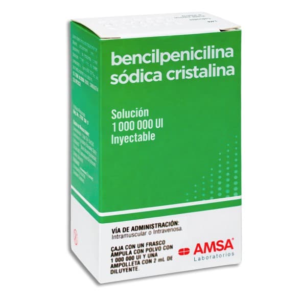 Bpna. Sódica Cristalina (amsa) Sol. Iny. C/1 Fco. Amp. 1,000,000 Ui/2 Ml.