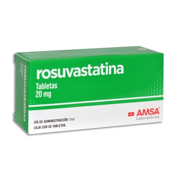 Rosuvastatina (amsa) C/30 Tabs. 20 Mg.