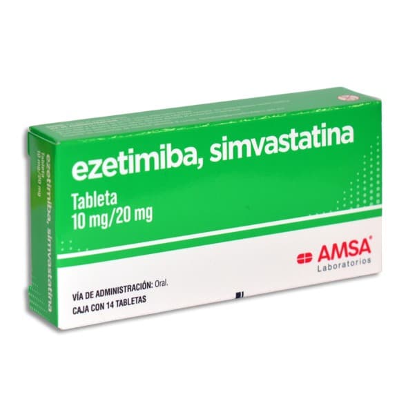 Ezetimiba/simvastatina (amsa) C/14 Tabs. 10/20 Mg.