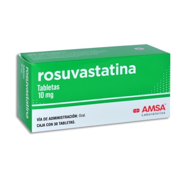 Rosuvastatina (amsa) C/30 Tabs. 10 Mg.
