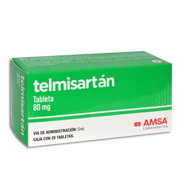 Telmisartán (amsa) C/28 Tabs. 80 Mg.
