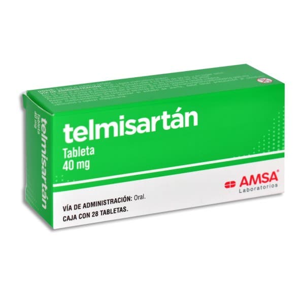 Telmisartán (amsa) C/28 Tabs. 40 Mg.