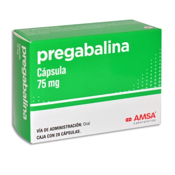 Pregabalina (amsa) C/28 Caps. 75 Mg.