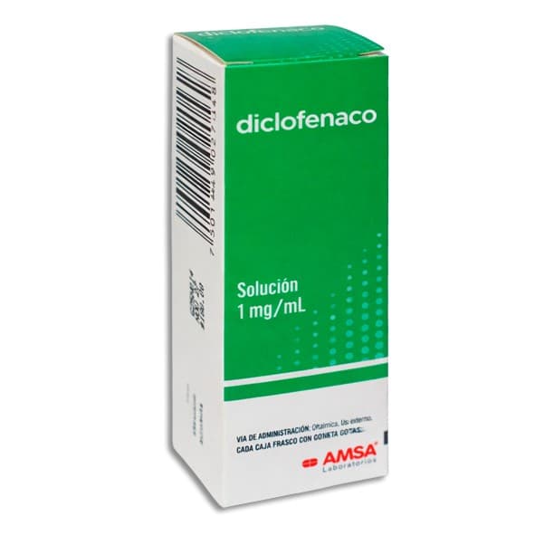 Diclofenaco (amsa) Sol. Oftálmica Fco. Got. 5 Ml. 1 Mg/1 Ml.