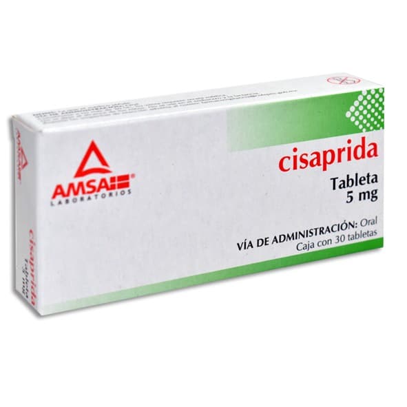 Cisaprida (amsa) C/30 Tabs. 5 Mg.