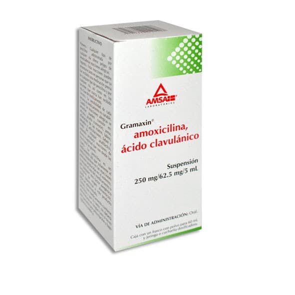 Gramaxin Susp. Fco. 60 Ml. 250-62.5 Mg/5 Ml.