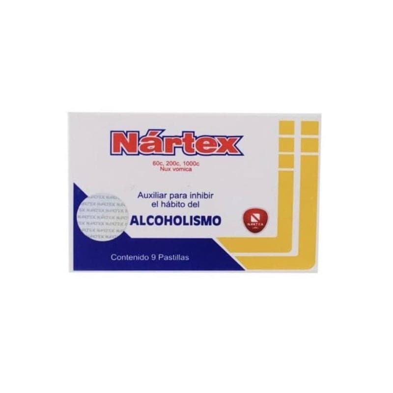 Nartex Alcoholismo C/9 Tabs. 60c/200c/1000c.