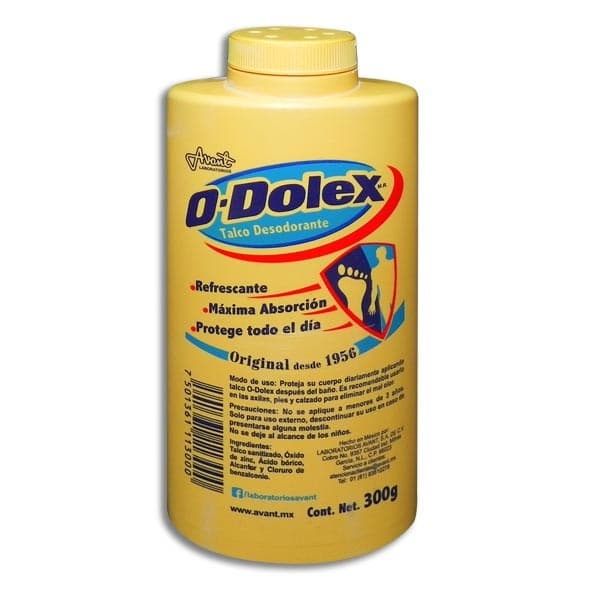 O-dolex Original Talco Desodorante 300 G.