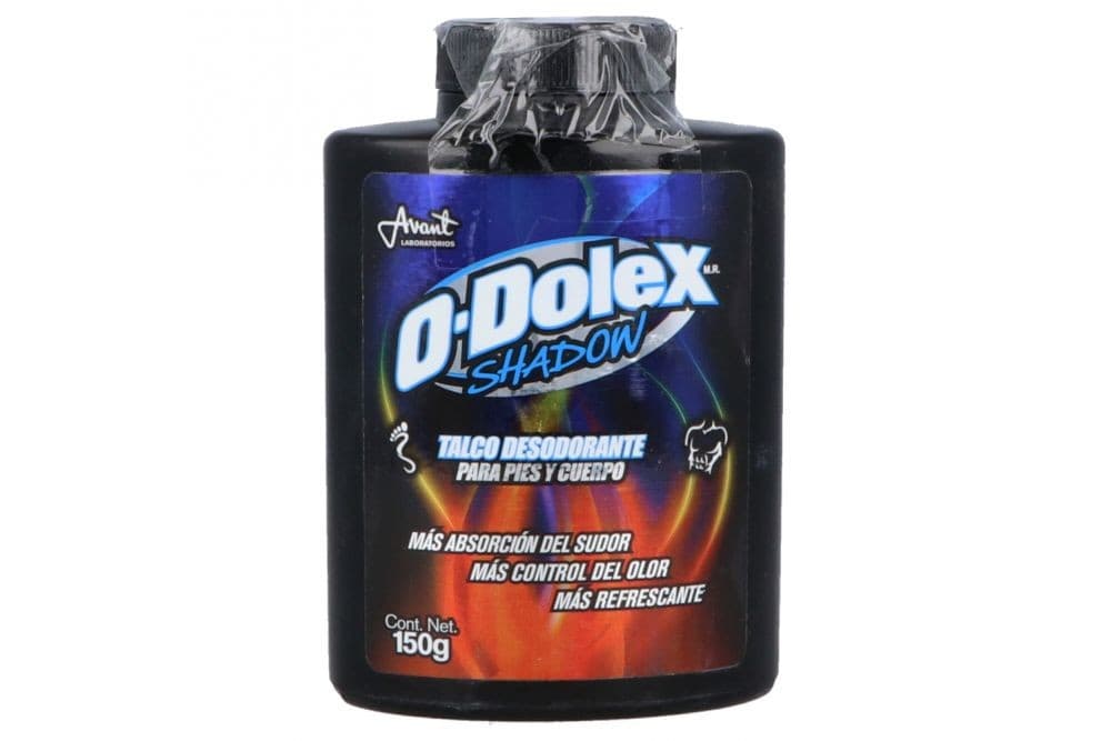 O-dolex Shadow Talco Desodorante 150 G.