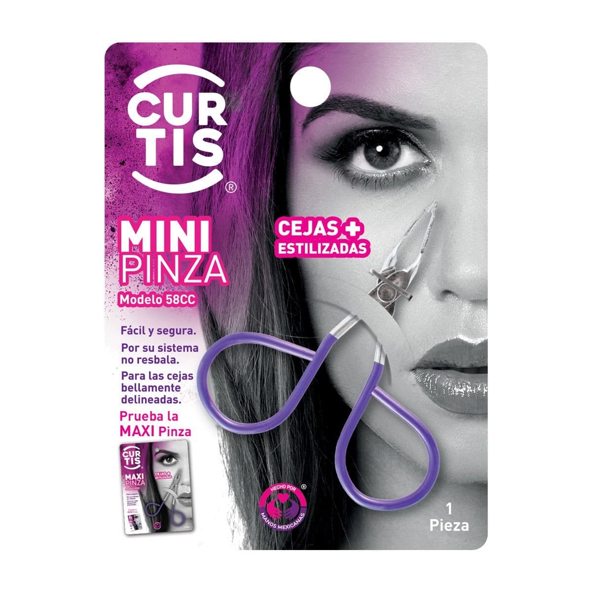 Mini Pinza Tijera para Cejas (curtis) Mod. 58cc Blister C/1 Pza.