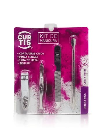 Kit de Manicura (curtis) Mod. 903c Blister C/4 Pzs.