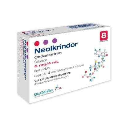 Neolkrindor Sol. Iny. C/3 Amptas. 8 Mg/4 Ml.