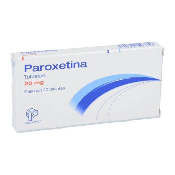 Paroxetina (psicofarma) C/20 Tabs. 20 Mg.